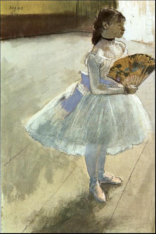 Edgar Degas Dancer with a Fan china oil painting image